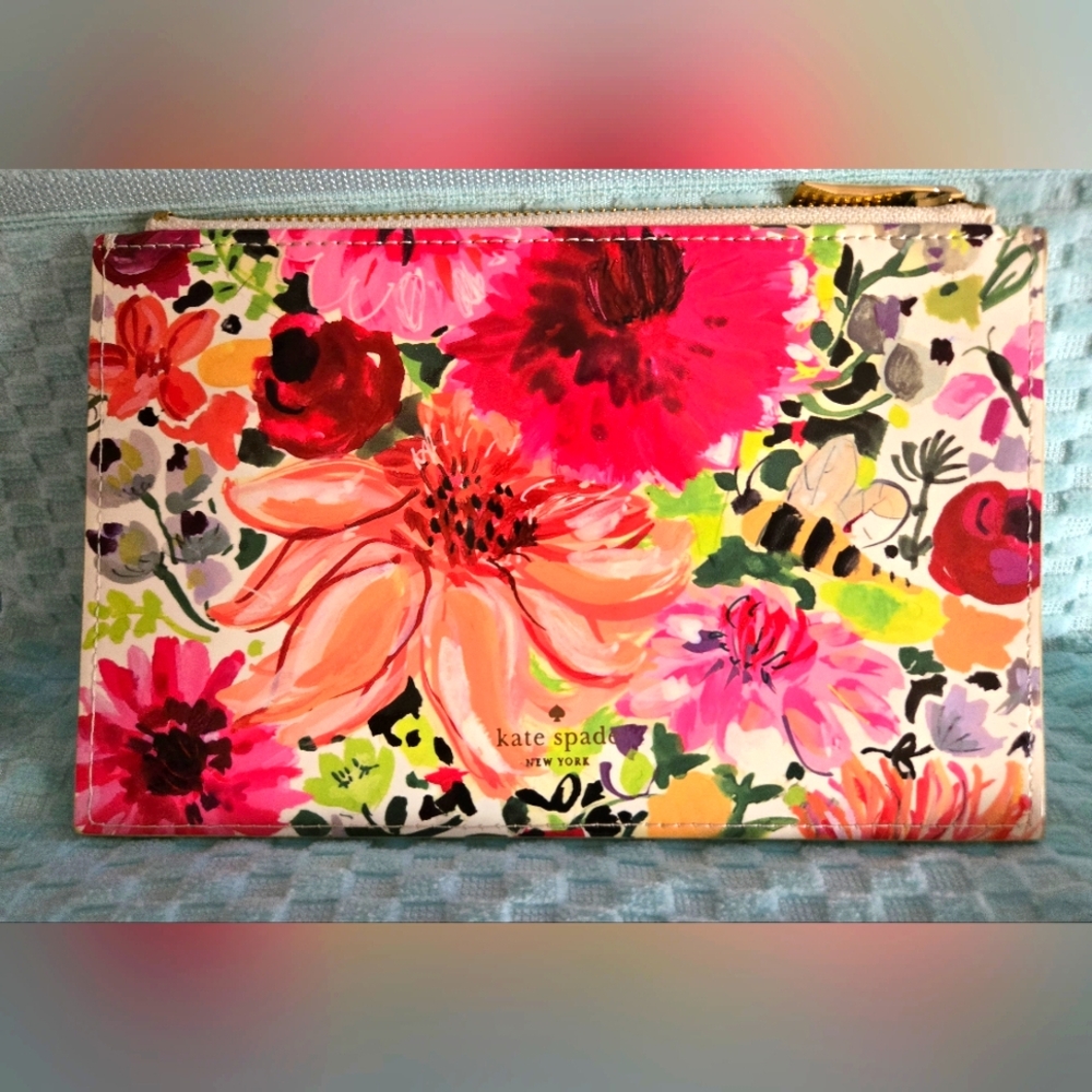 Kate Spade Vintage Floral Cosmetic Bag